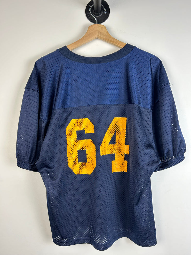 Vintage Y2K Belleville Albany Navy Football Jersey