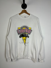 Vintage 1988 Cruise Night White Crewneck