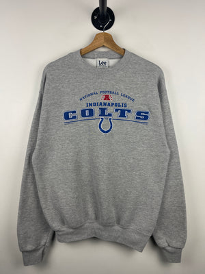 Vintage 2001 NFL Lee Sport Indianapolis Colts Grey Crewneck