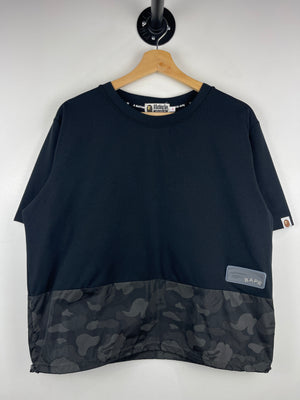 Bape Reflective Camo Nylon Black Tee