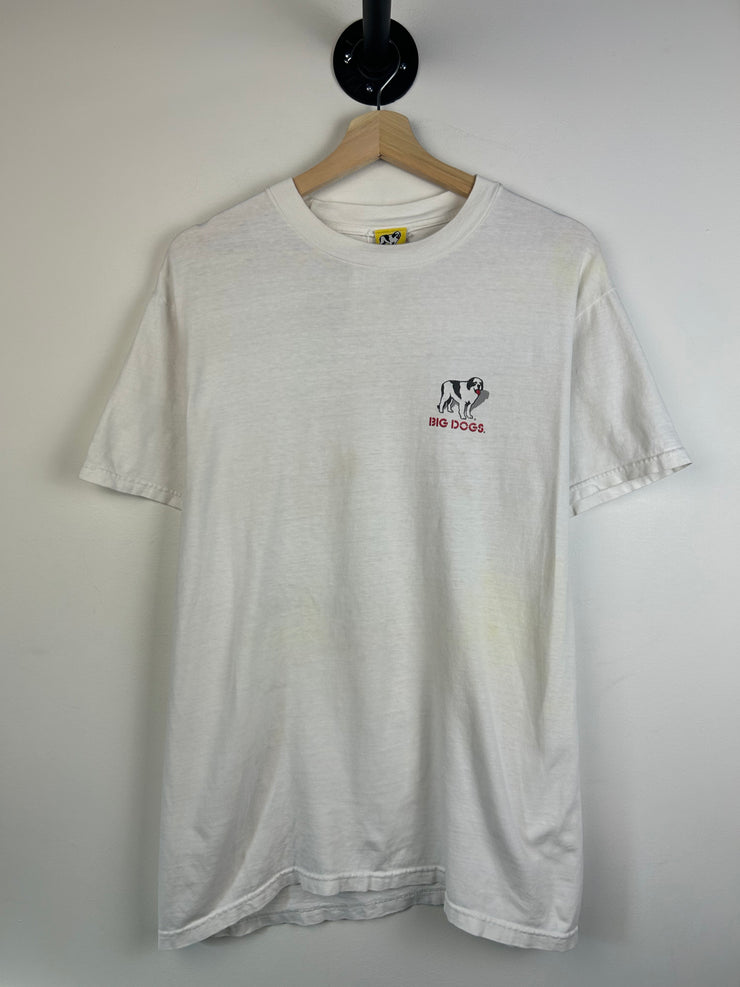 Vintage 1999 Big Dogs Dogtor Evil White Tee