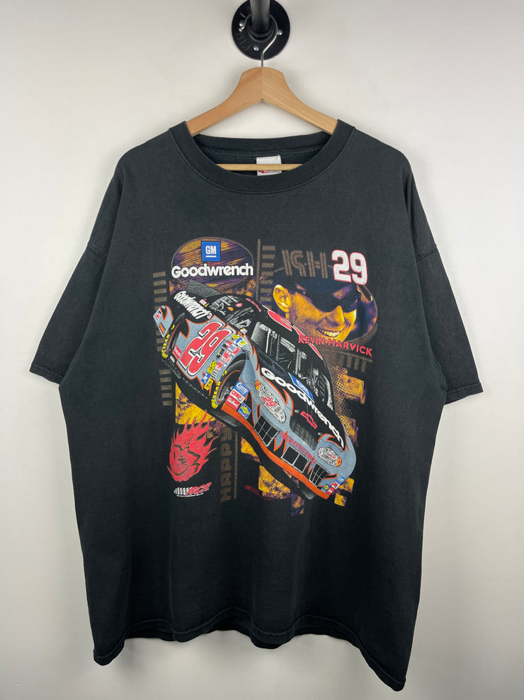 Vintage 90s Nascar Kevin Harvick Goodwrench Black Tee