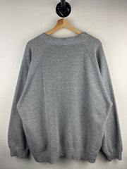 Vintage 90s Golf Bag Embroidered Grey Crewneck