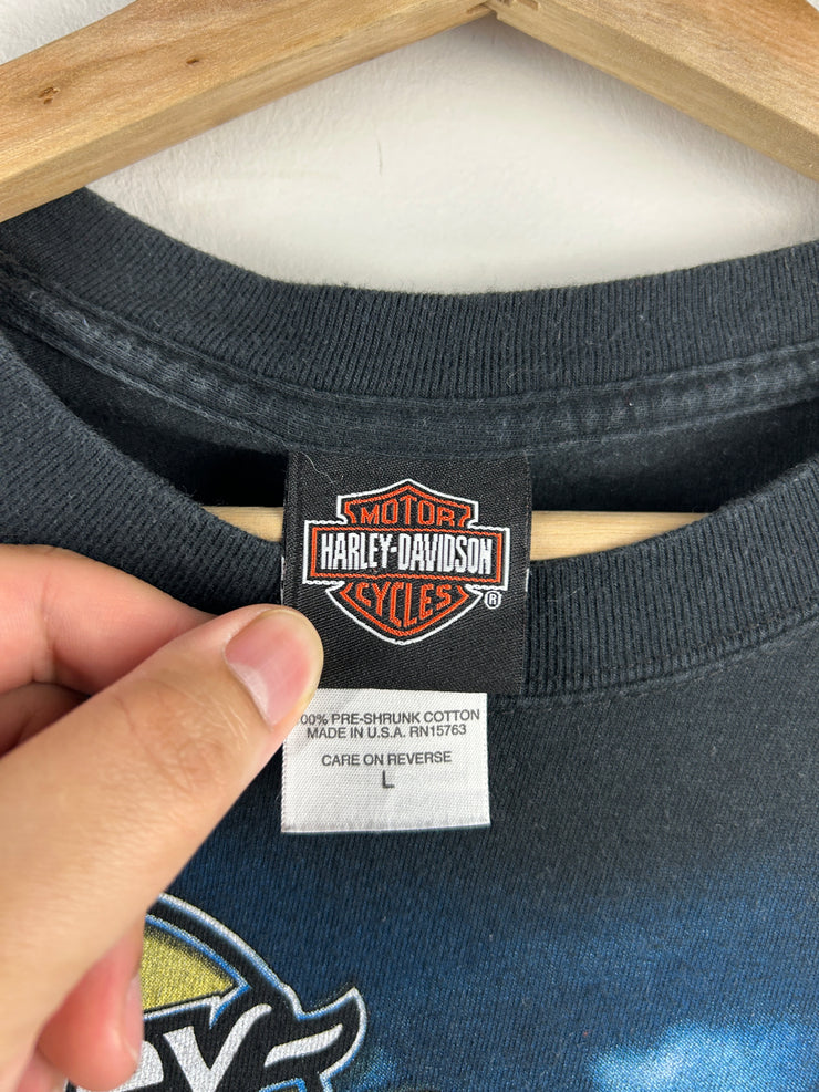 Vintage Harley Davidson South Dakota Black Tee