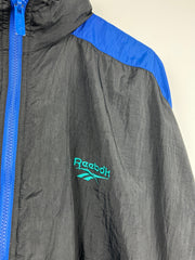 Vintage 90s Reebok Blue & Black Windbreaker