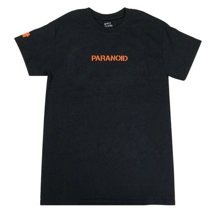 Anti Social Social Club X Undefeated Paranoid Black Tee