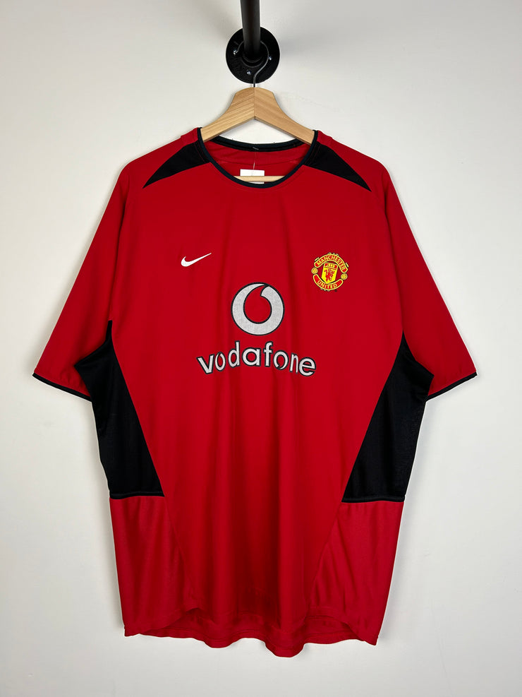 Vintage 2002 Nike Manchester United Home Soccer Jersey