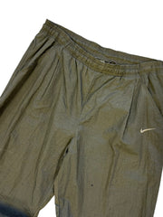 Vintage 90's Nike Swoosh Tonal Olive Splash Pants