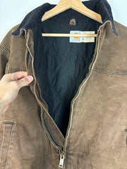 Vintage 90's Carhartt Santa Fe Brown Jacket JQ2382