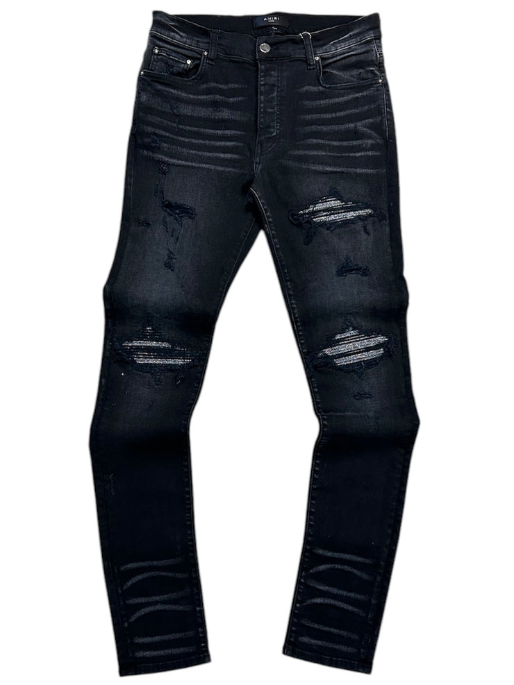 Amiri MX1 Iridecent Black Jeans