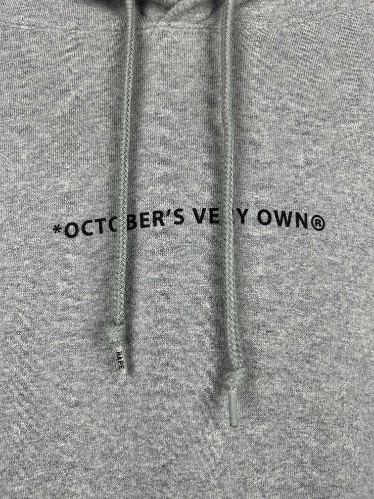 Bape X OVO FW20 Ape Head Grey Hoodie