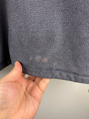 Vintage Old Navy Spellout Navy Quarter Zip Fleece Sweater