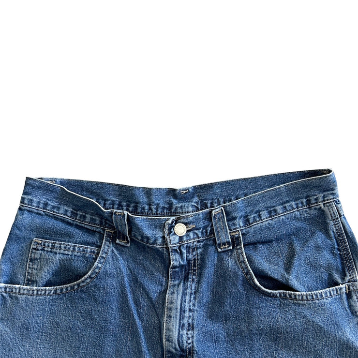 Vintage Wrangler Dark Wash Blue Denim Shorts