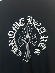 Chrome Hearts Neck Logo Cross Black Long Sleeve