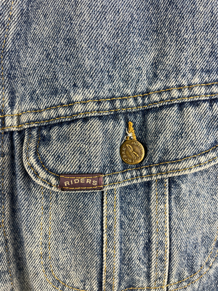 Vintage 90s Lee Riders Blue Denim Jacket