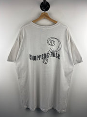 Vintage Indian Larry Choppers Rule White Tee
