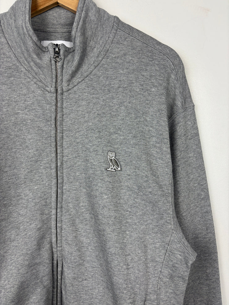 OVO Owl Grey Zip Up Sweater