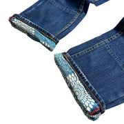 Evisu Osaka Japan Seagull Selvedge Blue Denim Jeans