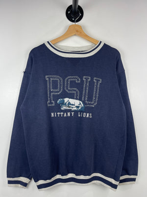 Vintage 90s Penn State Nittany Lions PSU Embroidered Navy Crewneck