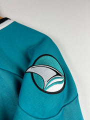 Vintage 90s NHL CCM San Jose Sharks Teal Hockey Jersey