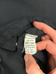 Vintage 80s Stussy Spellout Black Anorak Nylon Jacket