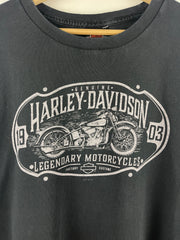 Vintage Harley Davidson Richmond Hill Black Tee