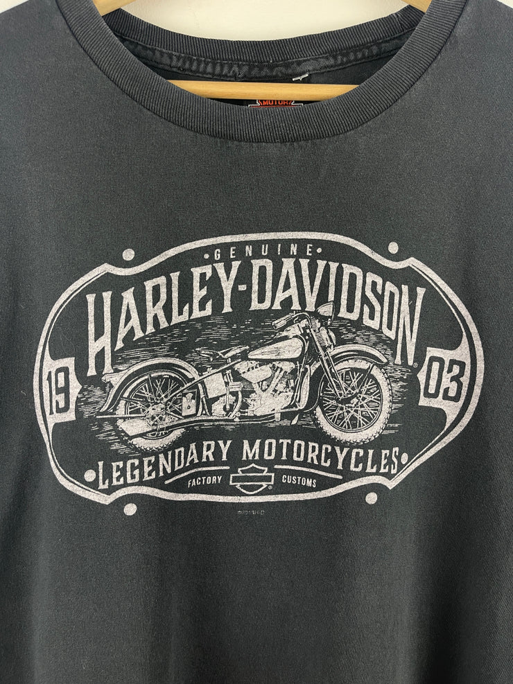 Vintage Harley Davidson Richmond Hill Black Tee