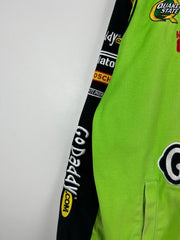 Vintage Nascar Chase Mark Martin Go Daddy Green Racing Jacket
