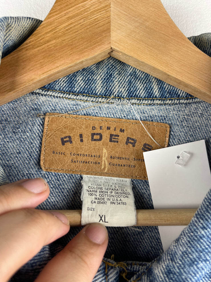Vintage 90s Lee Riders Blue Denim Jacket