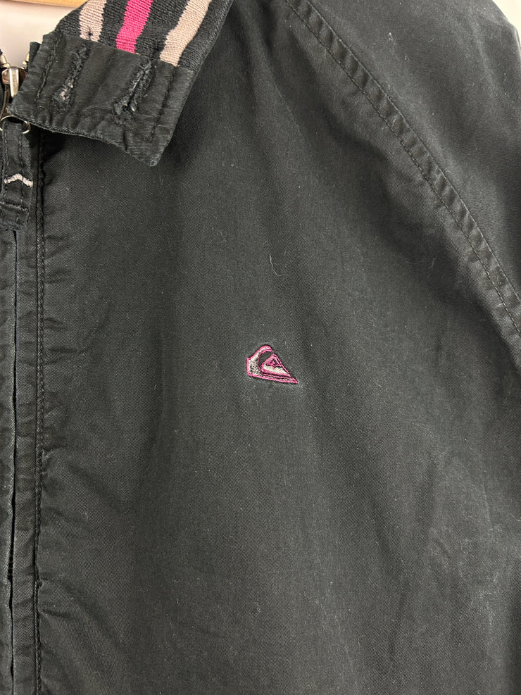 Vintage Quiksilver Black Harrington Jacket