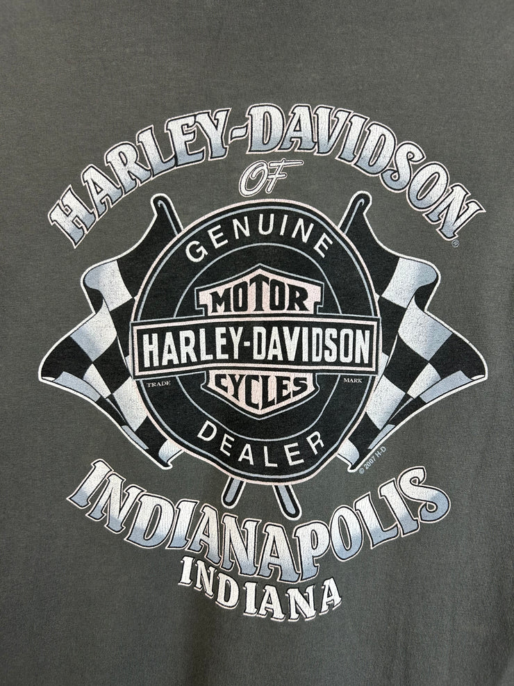 Vintage Harley Davidson Indiana Grey Tee