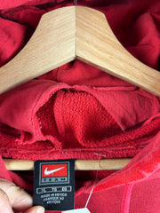 Vintage Nike Ohio State Embroidered Red Hoodie
