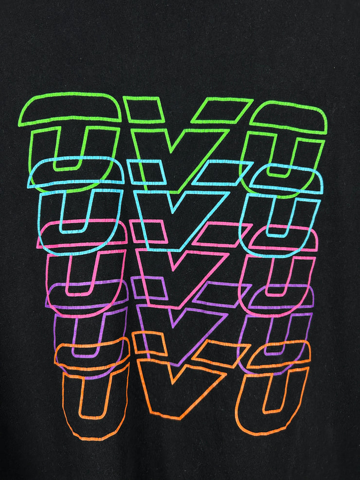 OVO Multi Colour Spellout Black Tee