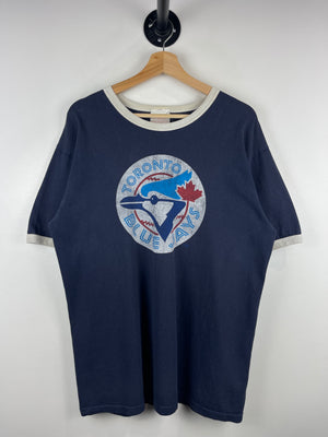 Vintage MLB Toronto Blue Jays Navy Ringer Tee