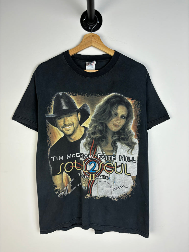 Vintage 2006 Tim McGraw Faith Hill Tour Black Tee