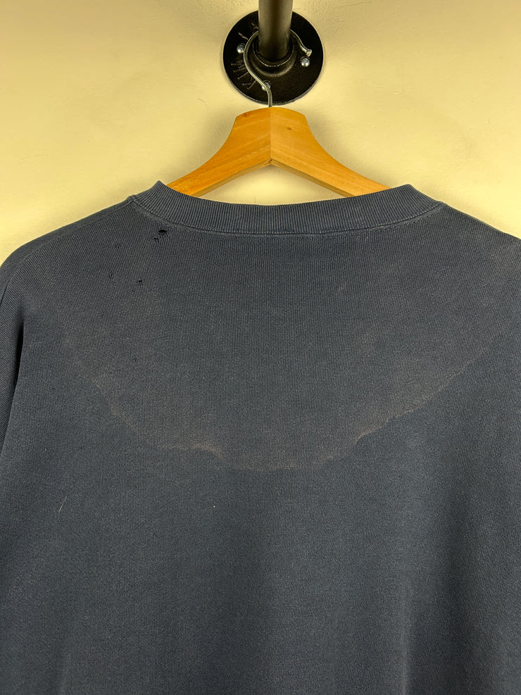 Vintage 90s Angels Faded Navy Crewneck