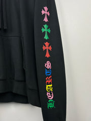 Chrome Hearts Multi Colour Cross Black Hoodie