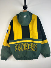 Vintage 90's Logo Athletics Green Bay Packers Green Jacket