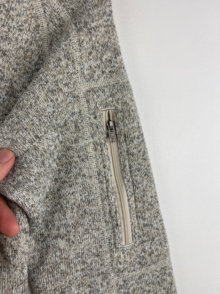 Vintage Patagonia Beige Zip Up Fleece Sweater
