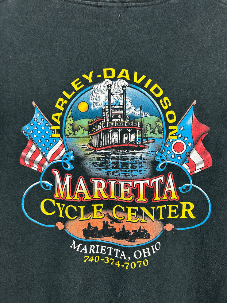 Vintage Harley Davidson Ohio Black Tee