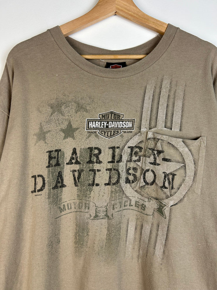 Vintage Harley Davidson Texas Beige Tee