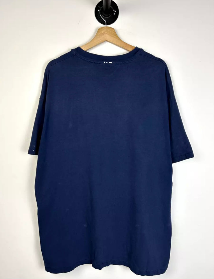 Vintage 90’s New York Yankees Big Logo Navy Tee