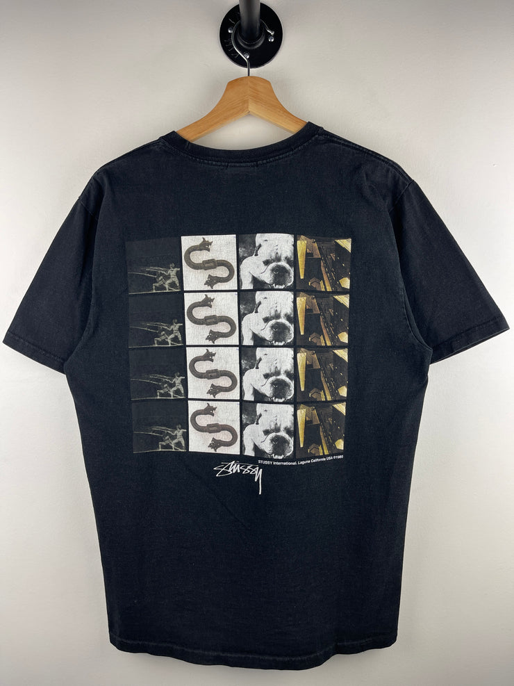 Stussy Photo Grid Black Tee