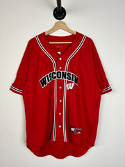 Vintage Wisconsin Red Baseball Jersey