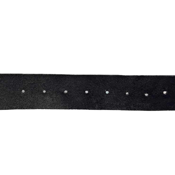 Salvatore Ferragamo Black Leather Belt