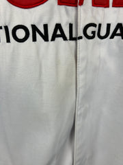 Vintage Nascar Chase Dale Jr National Guard Satin White Racing Jacket