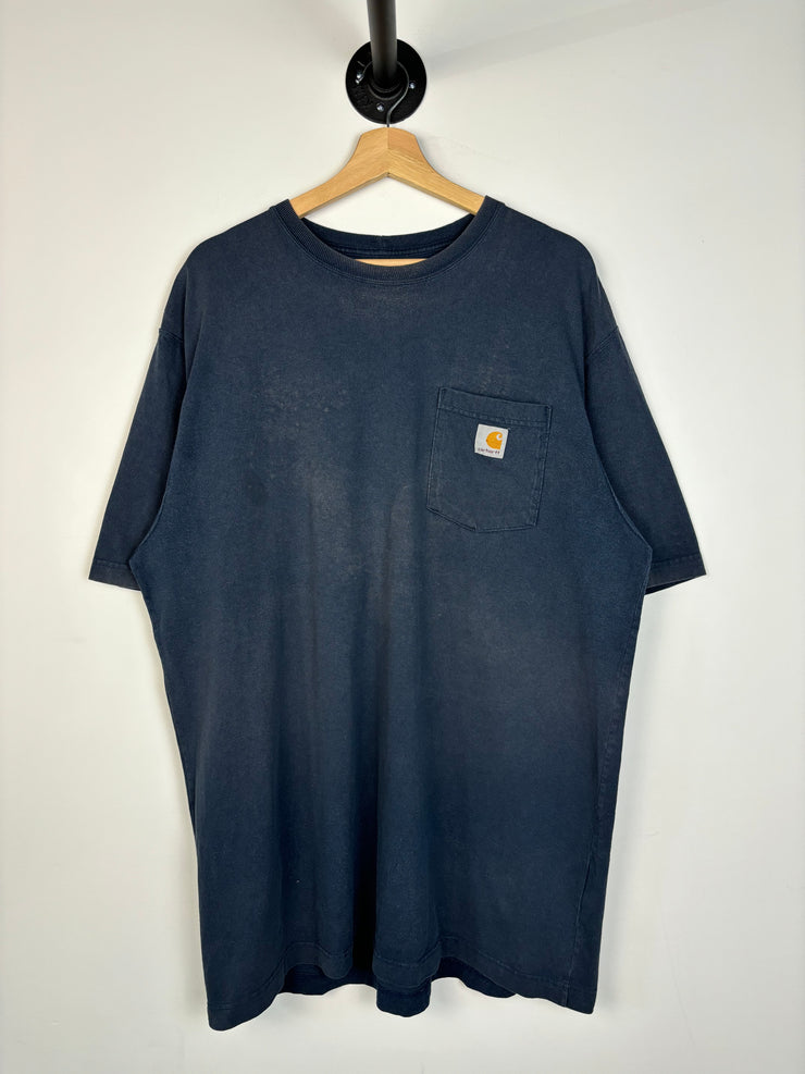 Vintage Carhartt Navy Pocket Tee