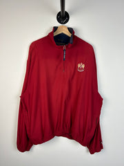 Vintage 90's Tommy Hilfiger Golf Invicta Red Quarter Zip Windbreaker