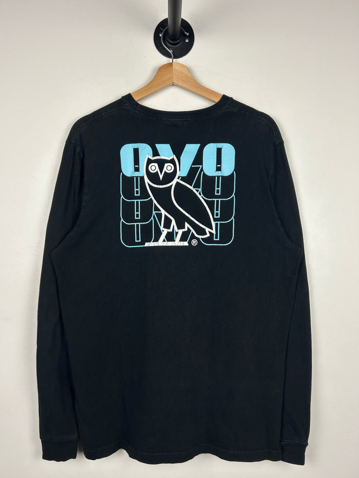 OVO Owl Spellout Black Long Sleeve