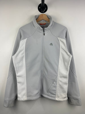Vintage Nike ACG Grey & White Zip Up Sweater